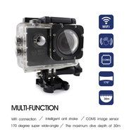 MAOZUA 1080P WiFi Action Camera 12MP 170 Degree Helmet Sports Camera Waterproof With 2 Batteries and 1 Battery... N14