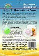 DRY TOP Clips/Capsules - Reusable - Moisture Absorbing Dehumidifier N7