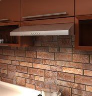 FIREBIRD New 30-Inch 3-Speed Stainless Steel Slim Under Cabinet Range Hood FB-SS5710Y (Silver)