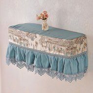 UAI-Qing Ming Shang he hanging hood-mounted air conditioner cover fabric dust cover,Coffee color