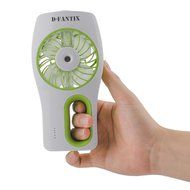 D-FantiX Handheld Fan Battery Operated Portable Water Misting Fans Water Spray Fan with Cooling Mist Humidifier... N11