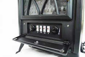 AKDY 16" European Style Freestand Modern Electric Fireplace Heater Stove AK-ND-18D2P