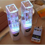 LED Light Dancing Water Show Music Fountain Bass Shock Speakers Amplifier Audio Player For Phones Computer Laptop... N9