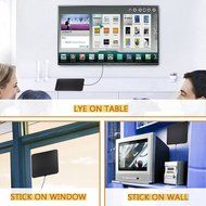 TV antenna,YaphteS Amplified Indoor Digital HDTV Antenna 50 Mile Range with Power Supply and 13 ft Coax Cable N2
