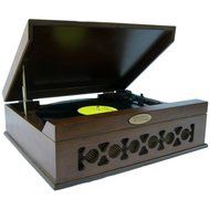 Pyle Turntable Record Player and Pre-Amplifier Package - PVNTT6UMT Vintage Style Phonograph/Turntable With USB-To-PC...