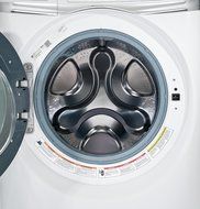 GE GFWS2600FWW 4.5 Cu. Ft. White Stackable With Steam Cycle Front Load Washer - Energy Star N2