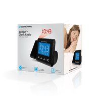 Electrohome Projection Alarm Clock with AM/FM Radio, Battery Backup, Auto Time Set, Dual Alarm, Indoor Temperature... N3