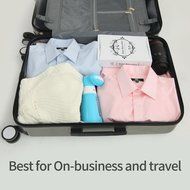 Kazoo Portable Compact Handheld Fabric Steamer Fast Heat-up Powerful Travel Garment Clothes Steamer Perfect for... N2
