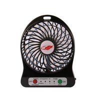 [New Generation] Findway Mini USB Fan 4-inch Vanes 3 Speeds Portable 18650 lithium-ion Rechargeable Battery or... N6