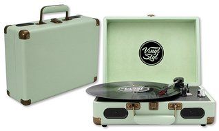 Vinyl Styl Groove Portable 3 Speed Turntable (Mint)