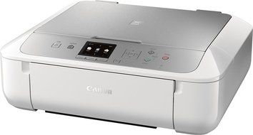 Canon - PIXMA MG5722 Wireless All-In-One Printer - White/Silver