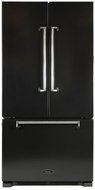 AGA AMLFDR23BLK 36&quot; Legacy Counter Depth French Door Refrigerator with 22.6 cu.ft. Capacity Tri-level Organization...