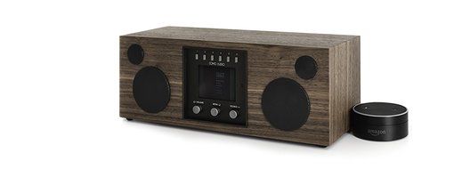 Como Audio Duetto Wireless Music System, Walnut/Black N9