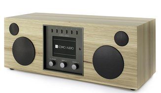Como Audio Duetto Wireless Music System, Walnut/Black N10