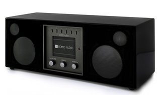 Como Audio Duetto Wireless Music System, Walnut/Black N11