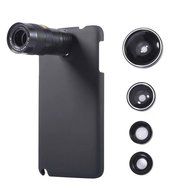 5 in 1 Mobile Phone Lens Kit, [9X Telephoto Telescope] [0.63x Wide Angle] [0.4X Super Wide Angle ] [180&deg; Fisheye... N14
