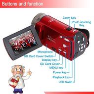 YBLUESKY HDMI 720p 2.7 Inch TFT LCD Rotation Digital Video Camcorder Max 16.0 Mega Pixels 16X Zoom Camera DV Video... N5