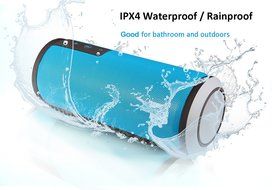 Bluetooth Speaker, Basstyle Universal IPX4 Waterproof Wireless Bluetooth Speaker Speakerphone with Mic, CSR V4.0...