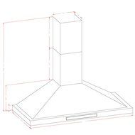 AKDY&reg; 48" Wall Mount Stainless Steel Touch Screen Control Baffle Filters Kitchen Vent Range Hood N3