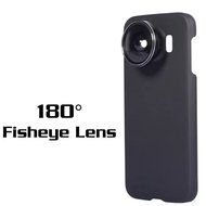 5 in 1 Mobile Phone Lens Kit, [9X Telephoto Telescope] [0.63x Wide Angle] [0.4X Super Wide Angle ] [180&deg; Fisheye... N16