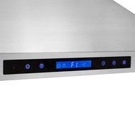 AKDY&reg; 48" Wall Mount Stainless Steel Touch Screen Control Baffle Filters Kitchen Vent Range Hood N5