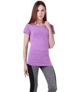 GU Angqi Women Sports T-Shirt Tee Athletic Neck Quick Dry Gym Yoga Running N6