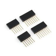 Riorand 100pcs Stackable Headers(50pcs 6pin+50pcs 8pin) for Extend Board Solder (Short Pins)