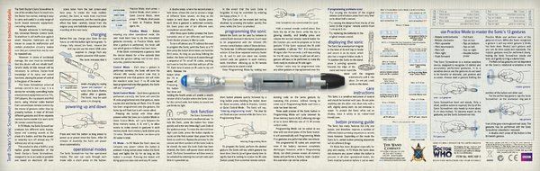 Doctor Who Sonic Screwdriver (10th Doctor) - Programmable Universal Remote Control - Collectible Prop Replica...