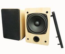 Artchros HiFi Stereo Bookshelf Speaker, Bluetooth USB DAC AUX 3 ways input, 2X15W 3 inch full-range drivers output...