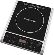 1,300 Watts Induction Cooktop Micro-Crystal Ceramic, Silver