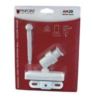 Pinpoint Mounts AM20-Black Universal Home Theater Speaker Wall Ceiling Mount with Electrical Box Installation... N6