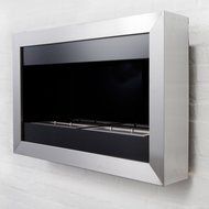 Bio Blaze BB-SQS2 Square Wall Mount Fire Place, Small