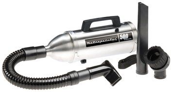 Metro Vacuum VM6BS500T MetroProfessionals 500 Watt 120-Volt Stainless Steel Look Hand Vac with Turbine Brush and... N2