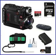 Olympus Stylus Tough TG-Tracker Action Camera (Black) Pro Bundle, Includes: 64GB MicroSDXC Class 10 Memory Card... N4