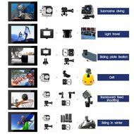MAOZUA 1080P WiFi Action Camera 12MP 170 Degree Helmet Sports Camera Waterproof With 2 Batteries and 1 Battery... N18