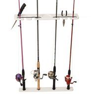 TACO METALS P03-074W / TACO Deluxe 4-Rod Pontoon Boat Tackle Rack - White