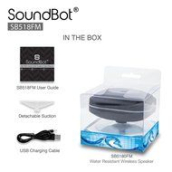 SoundBot&reg; SB518FM FM RADIO Water Resistant Bluetooth Wireless Shower Speaker Hands-Free Portable Speakerphone... N2