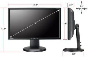 ViewSonic VP2365WB 23-Inch IPS LCD Monitor