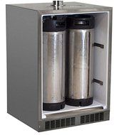 Marvel MO24BSSMRS Outdoor Mobile Beer Dispenser, Single Tap, Solid Door, Right Hinge, 24", Stainless Steel N5
