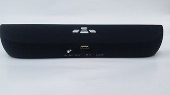 [New Model] Black-Portable Wireless Mini Bluetooth Speaker, Perfect Gift Item - FM Radio, Powerful Sound, Mic...