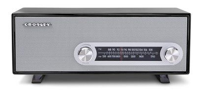 Crosley CR3022A-BK Ranchero Retro AM/FM Tabletop Radio with 3-inch Studio Driver, Black
