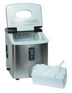 Igloo ICE103 Counter Top Ice Maker with Over-Sized Ice Bucket, Stainless Steel N2