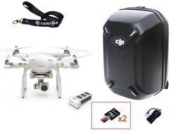 DJI Phantom 3 Professional with Extra Battery and Hardshell Backpack Also Includes Camrise Lanyard, USB Reader...