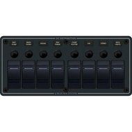The Amazing Quality Blue Sea 8371 Water Resistant Panel - 8 Position - Black - Horizontal...