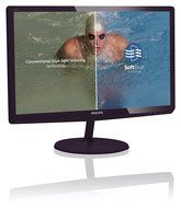 Philips 247E6BDAD 24&quot; Class Full HD / Soft Blue/Anti-Blue Light LED-LCD Monitor with Stereo...
