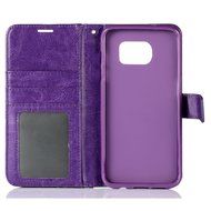 Galaxy S7 Edge Case, HLCT PU Leather Case, With Soft TPU Protective Bumper, Built-In Kickstand, Cash And Card... N7