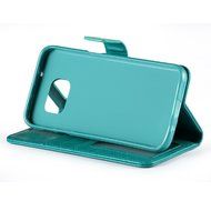 Galaxy S7 Edge Case, HLCT PU Leather Case, With Soft TPU Protective Bumper, Built-In Kickstand, Cash And Card... N11