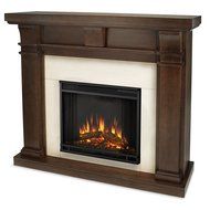 Real Flame 7730-X-VBM Porter Electric Fireplace, Vintage Black Maple