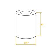 Multi-Fit Wet Vac Filters VF2001 Foam Sleeve / Foam Filter for Wet Dry Vacuum Cleaner (Single Wet Vac Filter Foam...