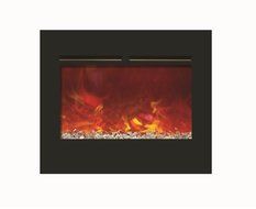 Amantii Zero Clearance Series Built-In Flush Mount Electric Fireplace, 30 Inch